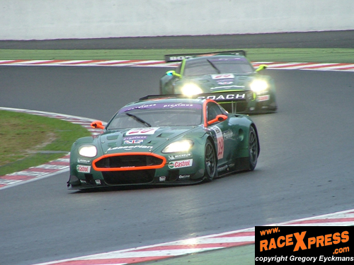 De Aston Martin's hadden veel pech en verloren daardoor de race